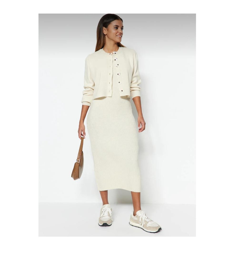 Beige Cardigan Jacket