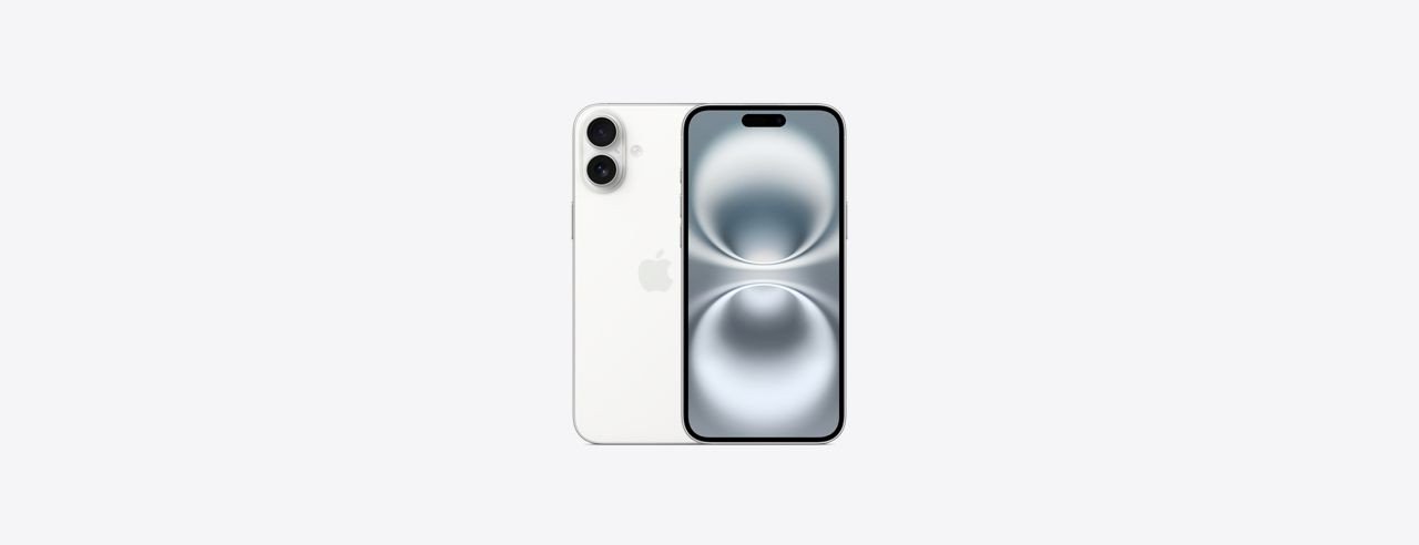 Apple iPhone 16 Plus-256GB-White-Single Sim