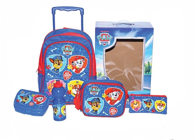 Spin Master PAW Patrol 5-in-1 Value Set Trolley Bag with Accessory