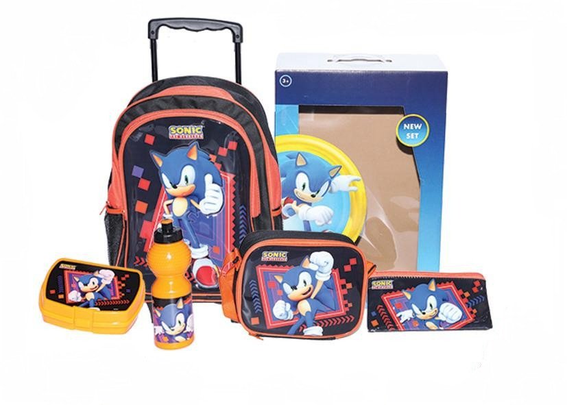 Sega - Sonic Movie Trolley Bag 5-in-1 Value Pack