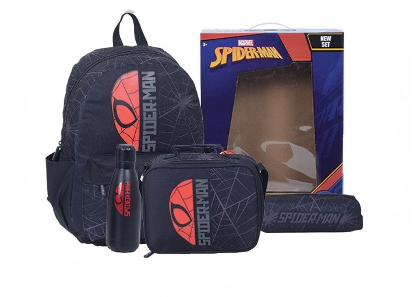 Spiderman 4 in 1 School Backpack Set